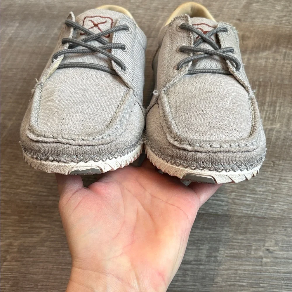 TWISTED X Men’s Zero-X Ultimate Shoes Men’s 7 Grey Casual Lace Up Comfort Fabric